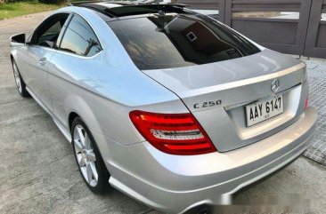 Silver Mercedes-Benz C-Class 2014 for sale in Parañaque 