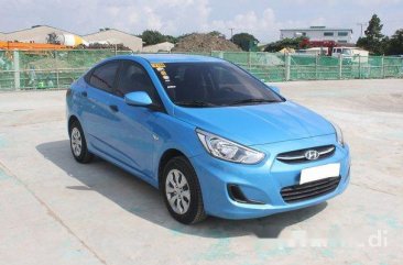 Blue Hyundai Accent 2019 Manual Gasoline for sale 