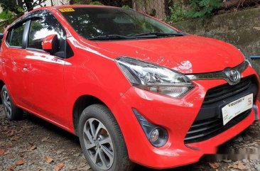 Sell Red 2019 Toyota Wigo Automatic Gasoline at 5800 km 
