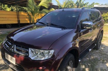 Red Mitsubishi Montero Sport 2014 Automatic Diesel for sale 