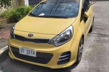 Selling Yellow Kia Rio 2016 at 18600 in Manila