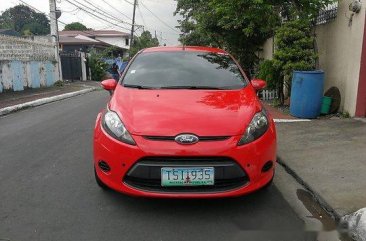 Red Ford Fiesta 2009 Manual Gasoline for sale 
