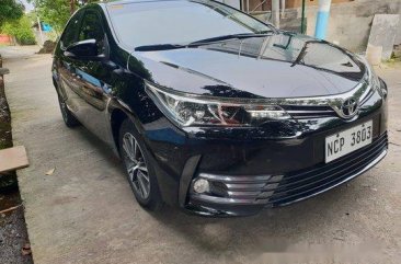 Black Toyota Corolla Altis 2018 Automatic Gasoline for sale 