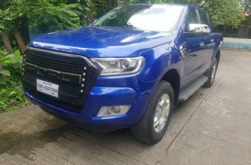 Selling Blue Ford Ranger 2016 in Quezon City 