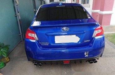 Blue Subaru Wrx 2015 Automatic Gasoline for sale 