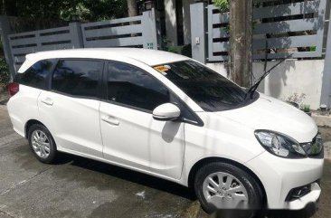 Selling White Honda Mobilio 2016 at 47000 km 