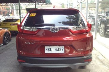 Selling Red Honda Cr-V 2018 Automatic Diesel at 12200 in Manila