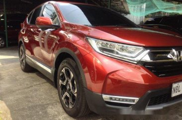 Selling Red Honda Cr-V 2018 Automatic Diesel at 12200 in Manila