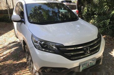 White Honda Cr-V 2013 for sale in Cebu