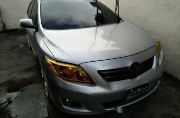 Silver Toyota Corolla Altis 2008 Manual Gasoline for sale 