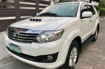 White Toyota Fortuner 2014 at 45000 km for sale