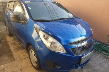 Selling Blue Chevrolet Spark 2011 at 80000 km 