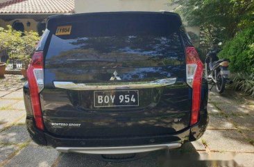 Black Mitsubishi Montero Sport 2017 at 24000 km for sale 