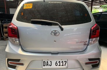 Silver Toyota Wigo 2019 for sale in Quezon City 