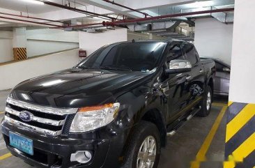 Selling Black Ford Ranger 2014 Automatic Diesel at 76100 km