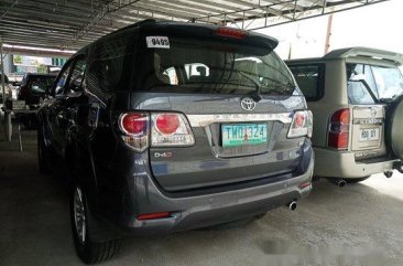 Grey Toyota Fortuner 2012 for sale in Las Pinas