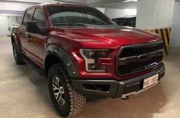 Selling Red Ford F-150 2018 Automatic Gasoline at 7000 km