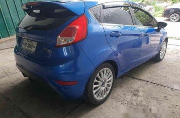 Blue Ford Fiesta 2017 at 30000 km for sale 