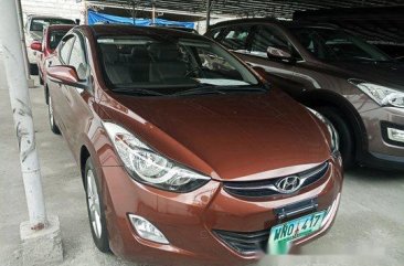 Brown Hyundai Elantra 2013 for sale in Las Pinas 