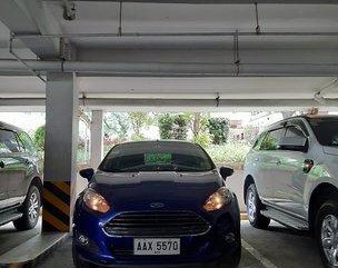 Selling Blue Ford Fiesta 2014 at 66000 km