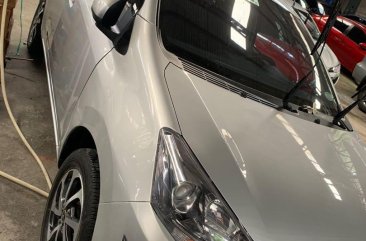 Silver Toyota Wigo 2018 for sale in Quezon City