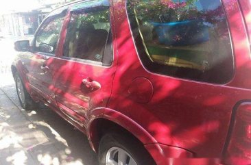 Red Ford Escape 2006 Automatic Gasoline for sale  