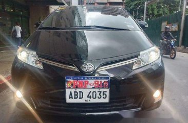Selling Black Toyota Previa 2016 Automatic Gasoline in Manila