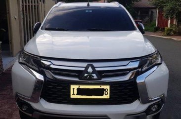 White Mitsubishi Montero sport 2017 at 35000 km for sale