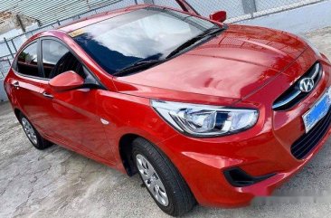 Sell Red 2018 Hyundai Accent Automatic Gasoline at 15000 km