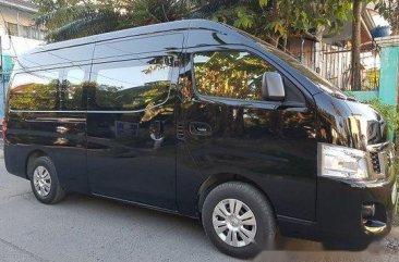 Black Nissan Nv350 Urvan 2018 for sale in Caloocan 