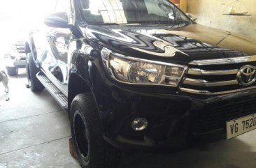 Black Toyota Hilux 2016 for sale in Makati