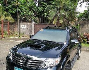 Black Toyota Fortuner 2014 Automatic Diesel for sale 