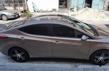 Selling Beige Hyundai Elantra 2015 at 38000 km 