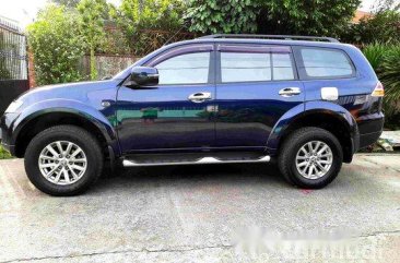 Blue Mitsubishi Montero Sport 2013 for sale in Angeles 