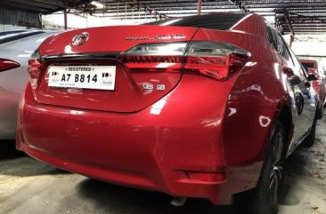 Red Toyota Corolla altis 2018 Manual Gasoline for sale 