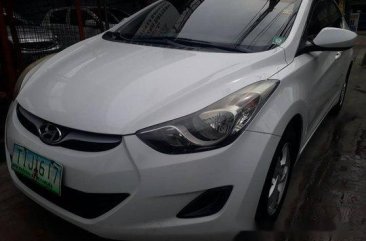 White Hyundai Elantra 2012 for sale in Paranaque