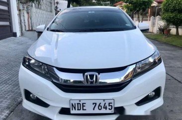 White Honda City 2017 at 30000 km for sale