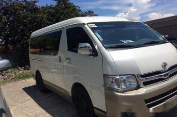 White Toyota Hiace 2013 Manual Diesel for sale 