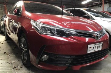 Red Toyota Corolla altis 2018 Manual Gasoline for sale 