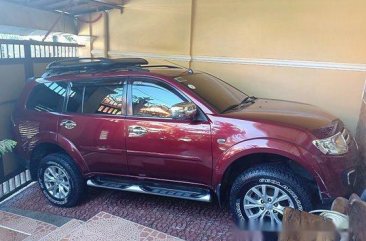 Selling Red Mitsubishi Montero sport 2014 Automatic Diesel