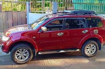 Selling Red Mitsubishi Montero sport 2014 Automatic Diesel