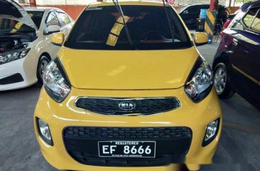 Selling Yellow Kia Picanto 2016 Manual Gasoline 