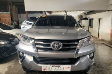 Selling Silver Toyota Fortuner 2018 in Quezon City