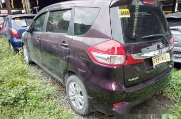 Red Suzuki Ertiga 2018 Manual Gasoline for sale 