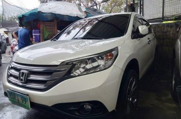 White Honda Cr-V 2012 for sale in Quezon City