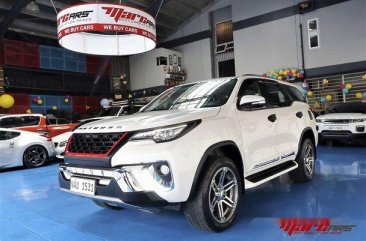 White Toyota Fortuner 2017 at 14000 km for sale 