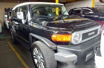 Black Toyota Fj Cruiser 2016 for sale in Quezon City