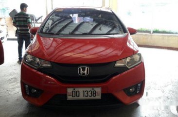 Red Honda Jazz 2015 Automatic Gasoline for sale 