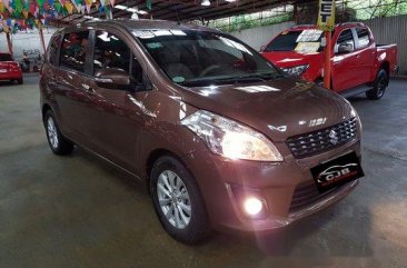 Brown Suzuki Ertiga 2015 at 42000 km for sale in Marikina