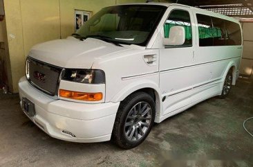 White GMC Savana 2019 Automatic Gasoline for sale 